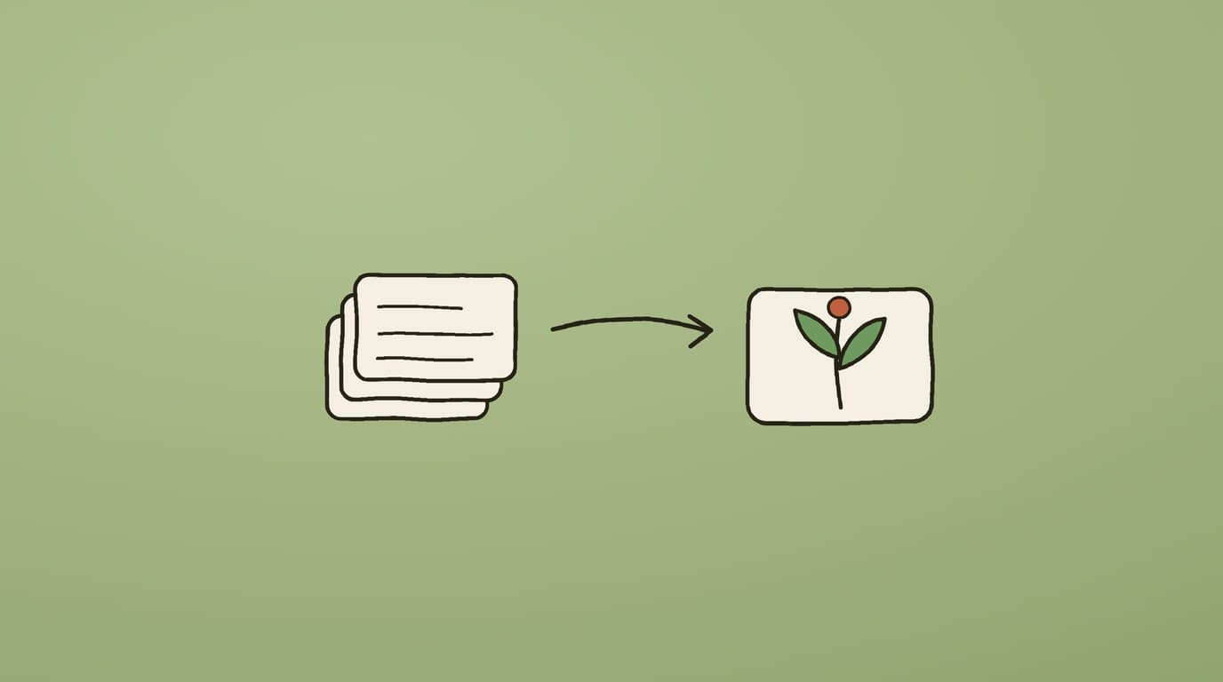 A Quizlet set transferring into a MintDeck deck
