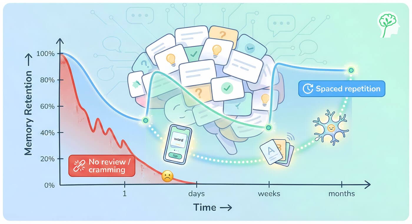 Brain with neural connections representing memory and learning